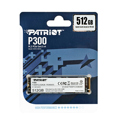 DISCO SSD PCI EXPRESS M2 512GB P300 PATRIOT