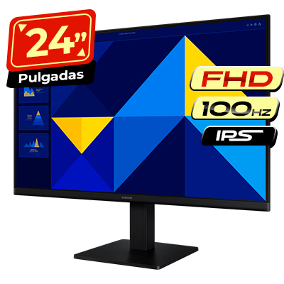 MONITOR SAMSUNG ESSENTIAL S3 LS24D300GAN 24 HDMI - VGA