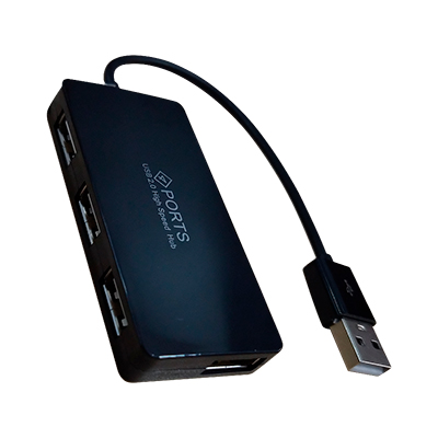 HUB USB 4 PUERTOS 2.0 REAL SLIM 500102