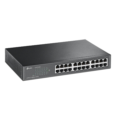 Switch TP Link TL SF1024D 24 Ptos TIPO RACK 10/100