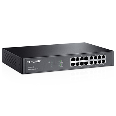 SWITCH TP-LINK 16 PTOS TL-SG1016D TIPO RACK 10/100/1000