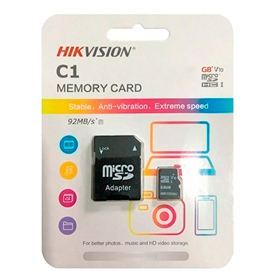 MICRO SD HIKVISION 32GB HS-TF-C1