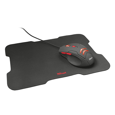 MOUSE + PAD MOUSE TRUST ZIVA GAMING