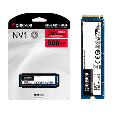 DISCO SSD PCI EXPRESS M2 NV1 SNVS 500GB KINGSTON