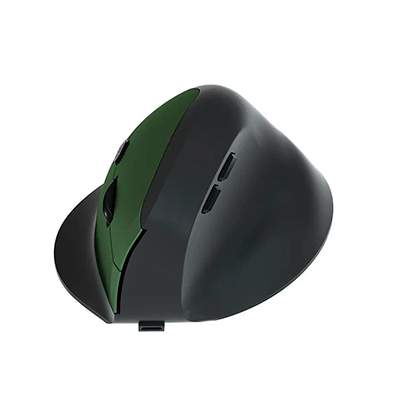 MOUSE VERTICAL INALAMBRICO ERGONOMIC M1688 RECARGABLE VERDE