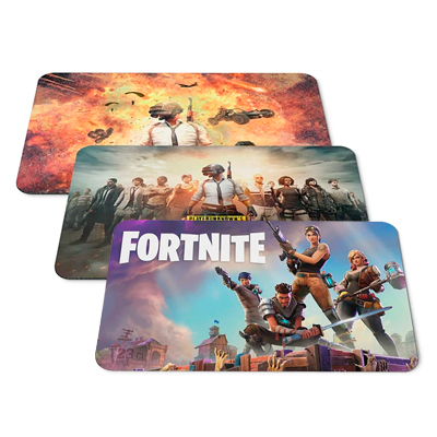 PAD MOUSE GAMER SURTIDO (70 X 30 CM) BORDE COSIDO