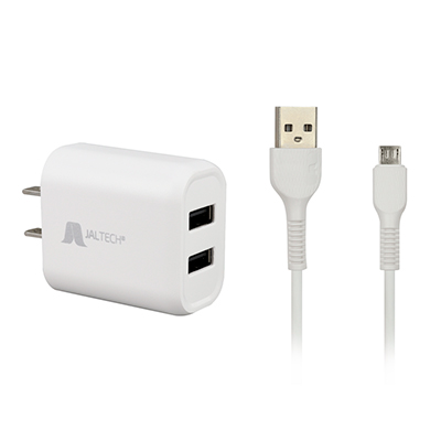CARGADOR CONVERTIDOR JALTECH JAL-T05 12W CON CABLE V8
