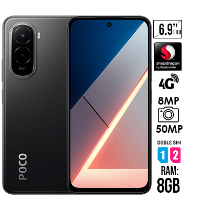 CELULAR XIAOMI POCO M7 NEGRO 256GB