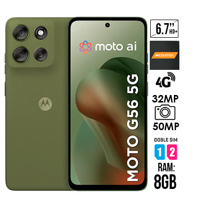 CELULAR MOTOROLA MOTO G56 256GB VERDE