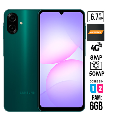 CELULAR SAMSUNG GALAXY A07 VERDE 128GB/6GB