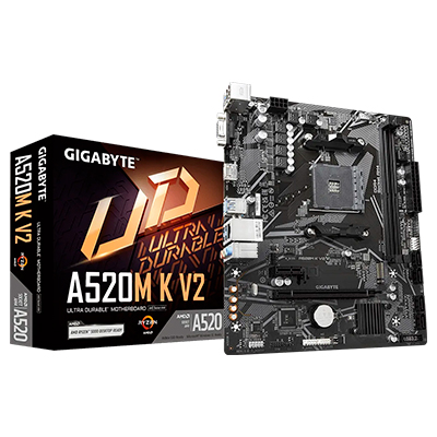 MOTHER BOARD GIGABYTE A520M K V2