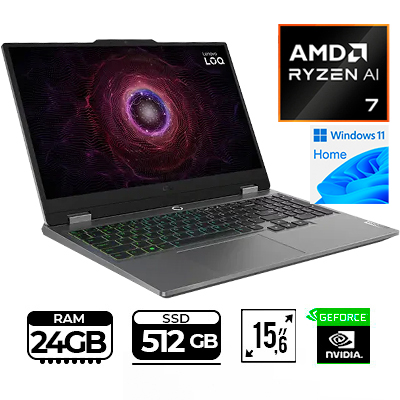 PORTATIL LENOVO GAMING LOQ 15AHP10 RYZEN 7