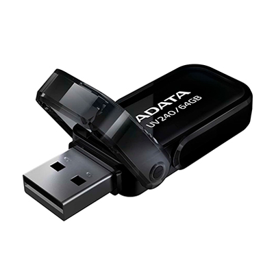 MEMORIA USB ADATA AUV240 64GB RBK 2.0