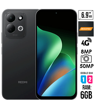 CELULAR XIAOMI REDMI 17 NEGRO 256GB