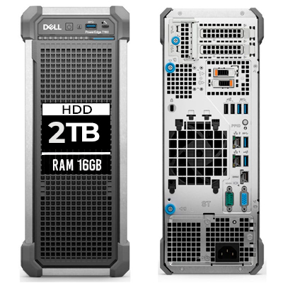 SERVIDOR DELL POWER EDGE T160/INTEL XEON 6333P 3.1GHZ/16GB/2TB