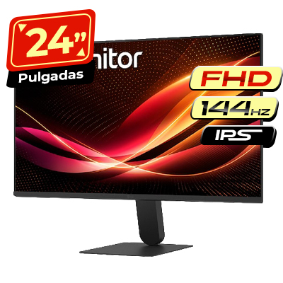 MONITOR LG 24 24U411B-B 144HZ FHD HDMI - VGA